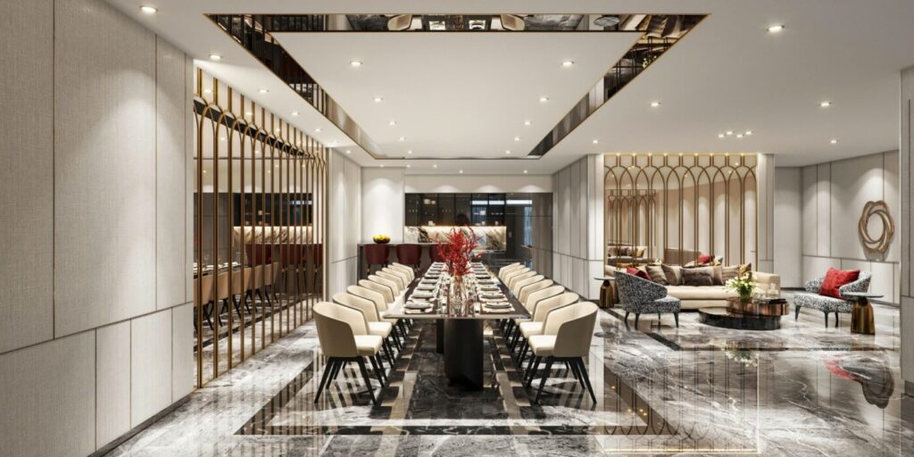 Phòng tiệc Jumeirah Lounge - Phong cách Trung Đông