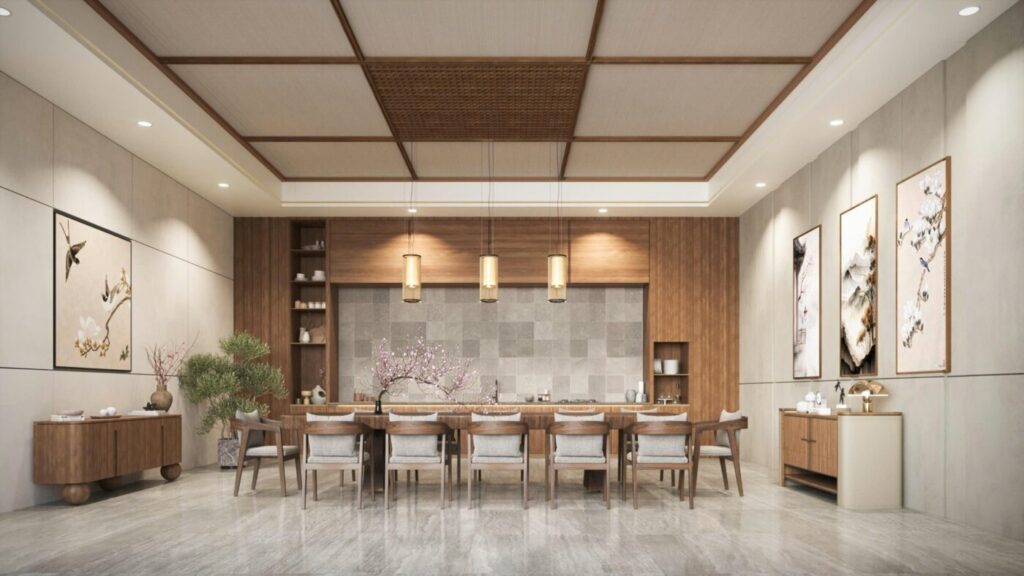 Phòng tiệc Sakura Lounge - Phong cách Nhật